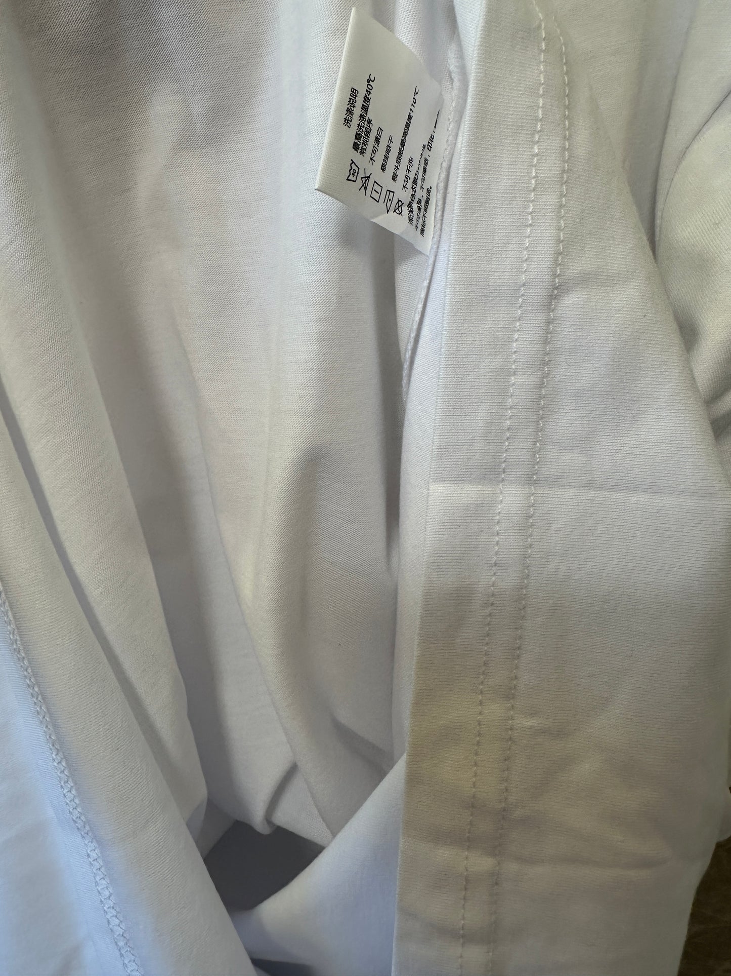 Hermès White Cotton T-shirt with Embroidered H Logo