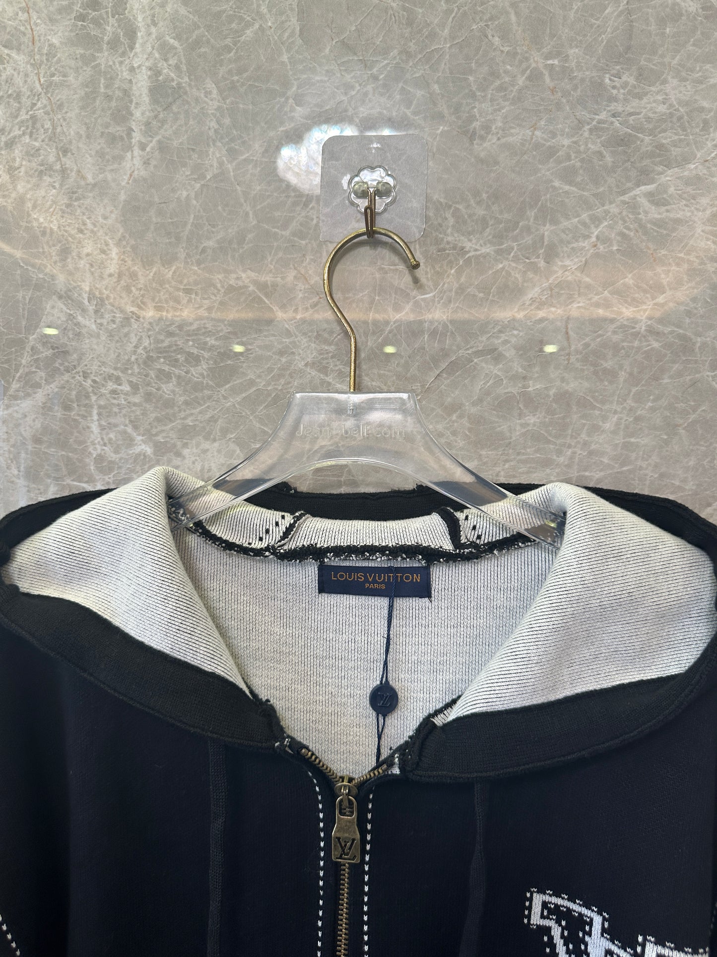 Louis Vuitton LV Monogram Sleeve Zip Hoodie