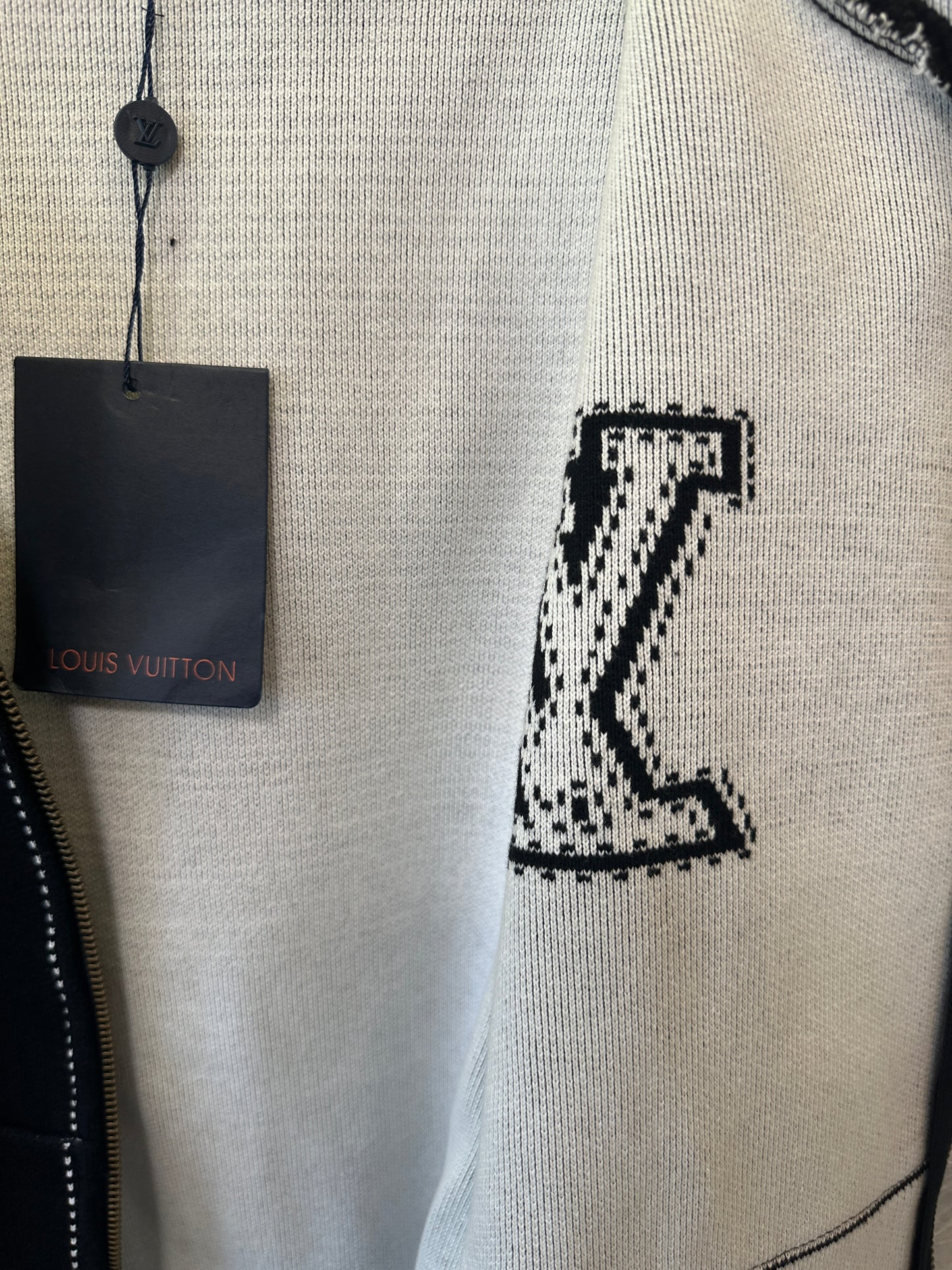 Louis Vuitton LV Monogram Sleeve Zip Hoodie