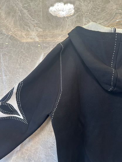 Louis Vuitton LV Monogram Sleeve Zip Hoodie