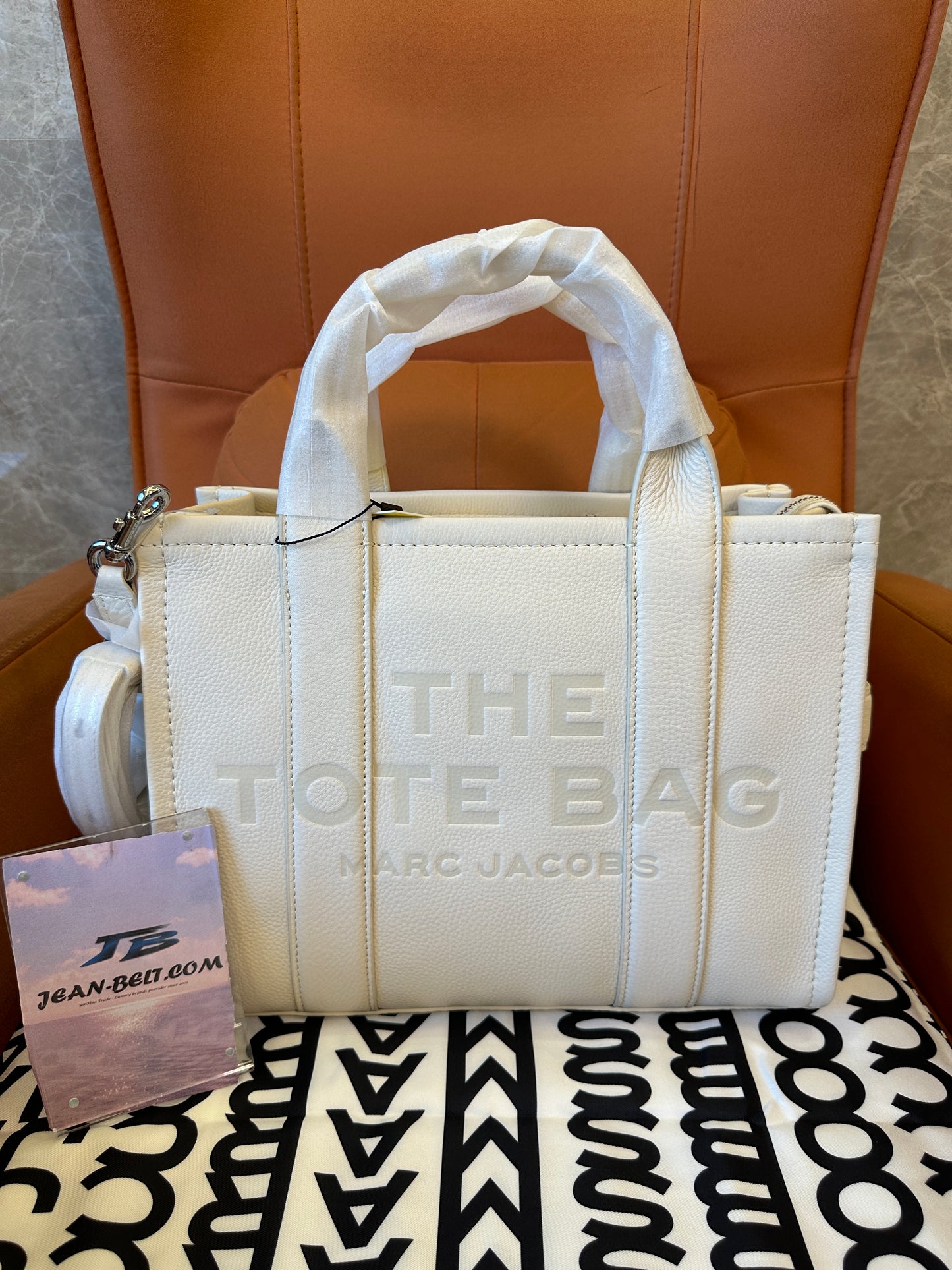 Marc Jacobs The Tote Bag White Leather