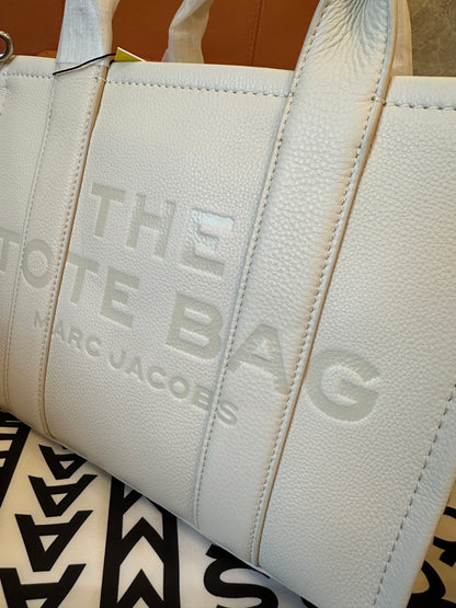 Marc Jacobs The Tote Bag White Leather