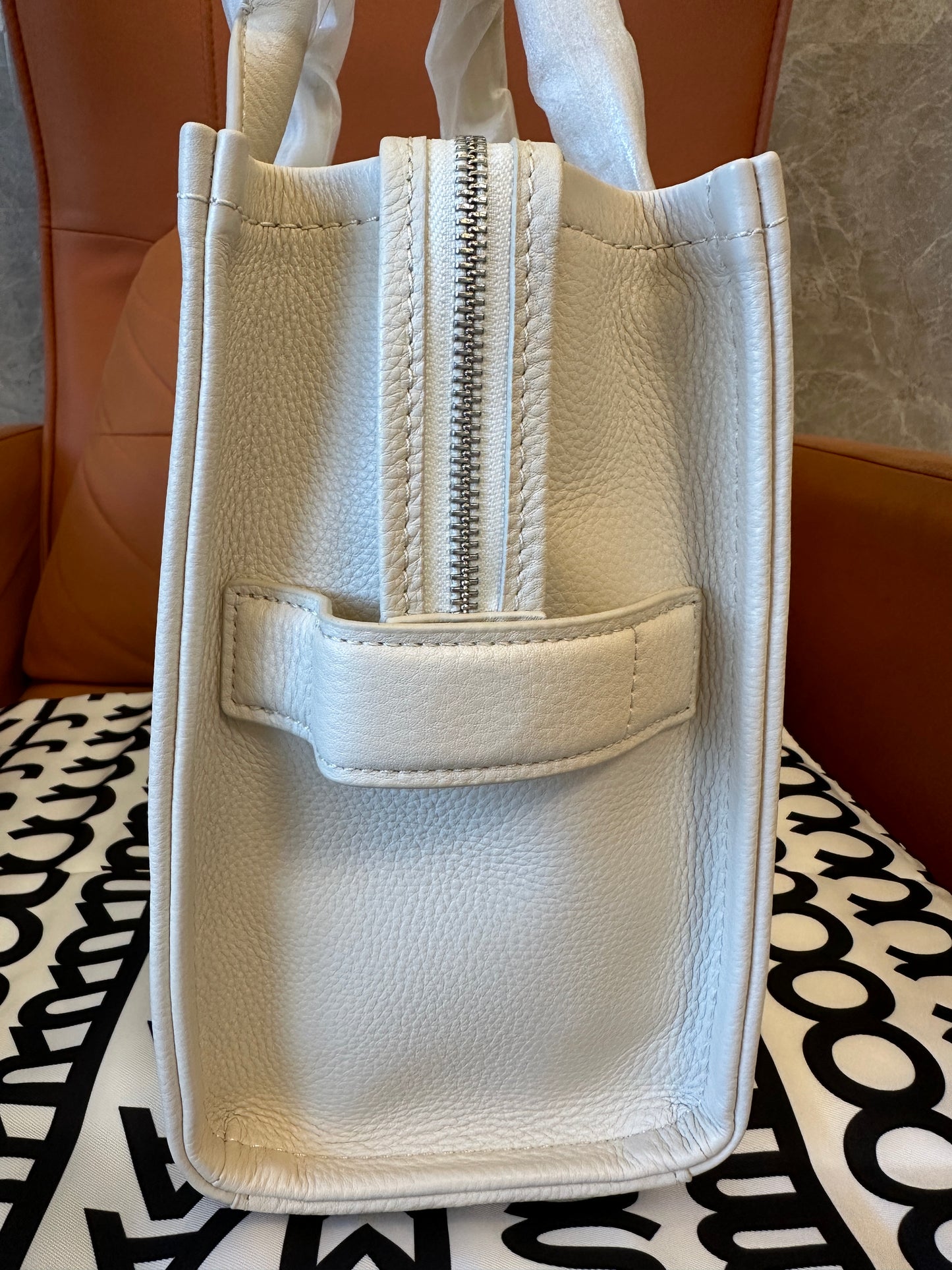 Marc Jacobs The Tote Bag White Leather