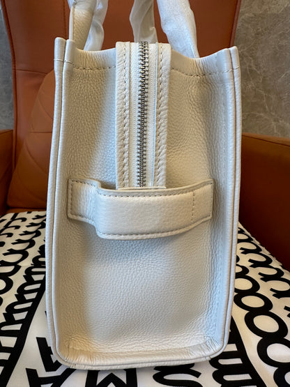 Marc Jacobs The Tote Bag White Leather