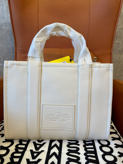 Marc Jacobs The Tote Bag White Leather
