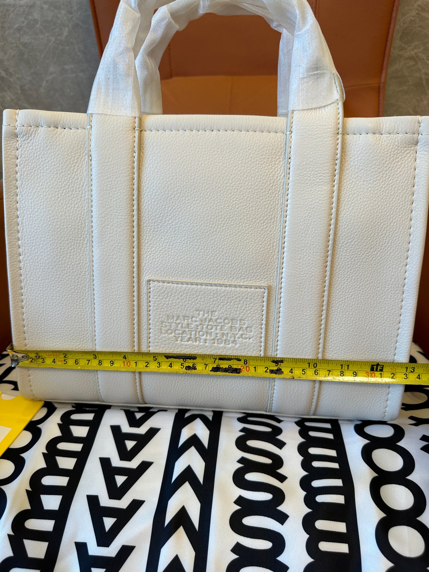 Marc Jacobs The Tote Bag White Leather