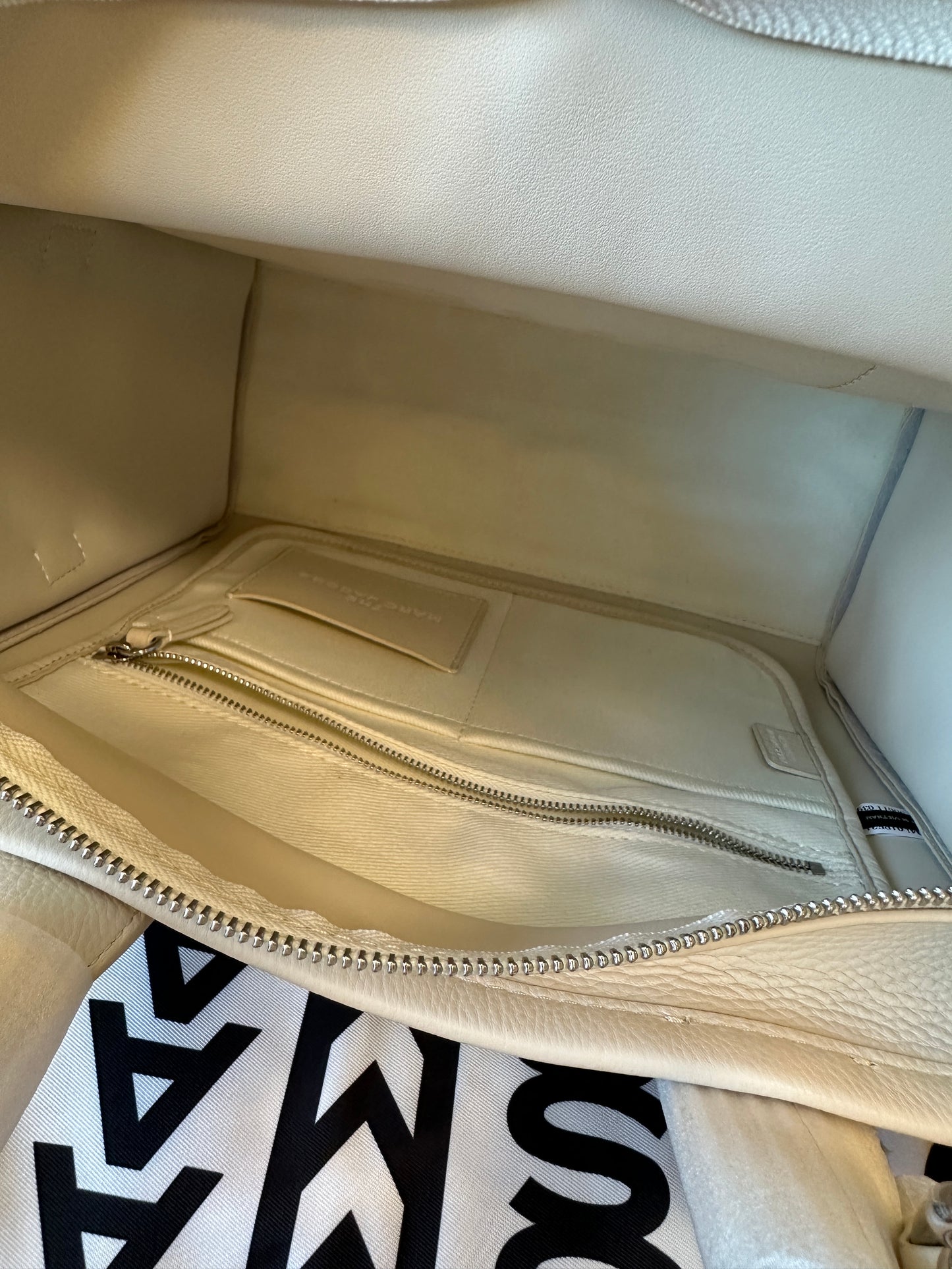Marc Jacobs The Tote Bag White Leather