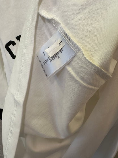 Christian Dior Paris logo contrast trim t-shirt