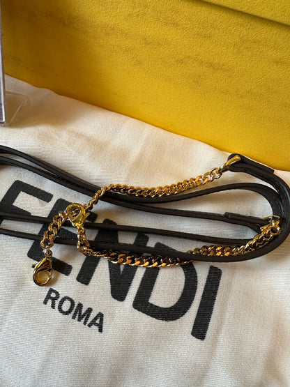 Fendi FF Jacquard Mini Vanity Crossbody Bag