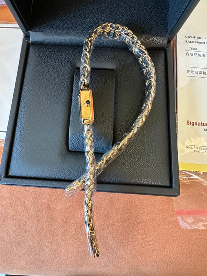 Chanel Première Chain Watch Black Gold