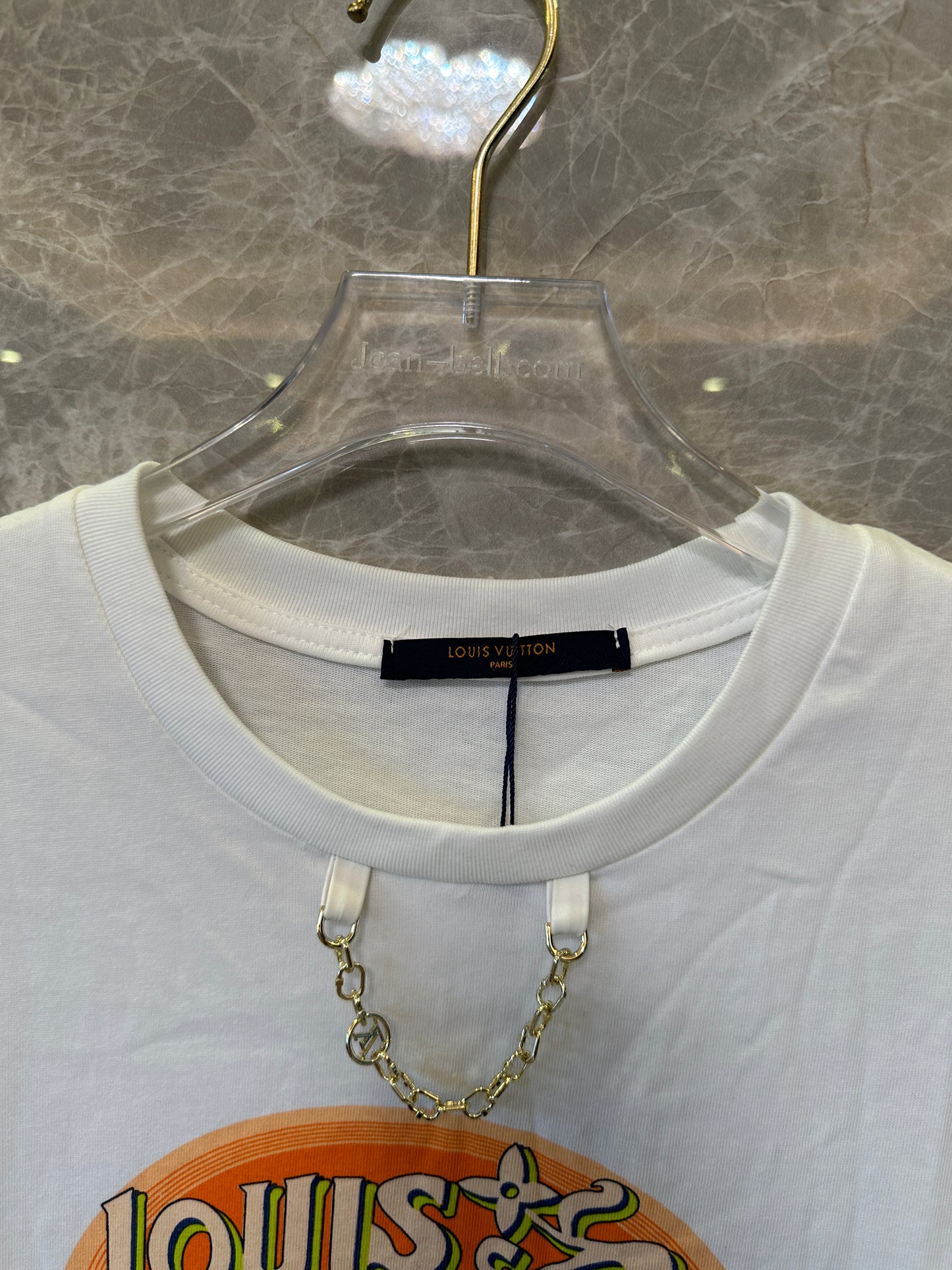 Louis Vuitton Paris Graphic Print White Cotton T-shirt