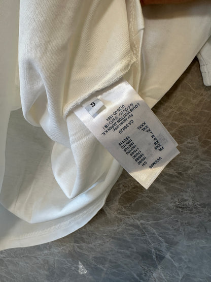 Louis Vuitton Paris Graphic Print White Cotton T-shirt