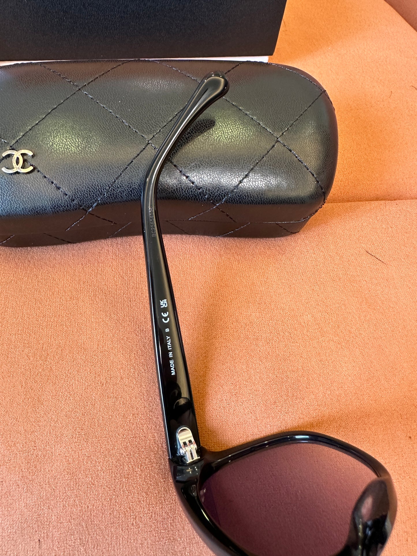 Chanel 5482-H Square Sunglasses Black