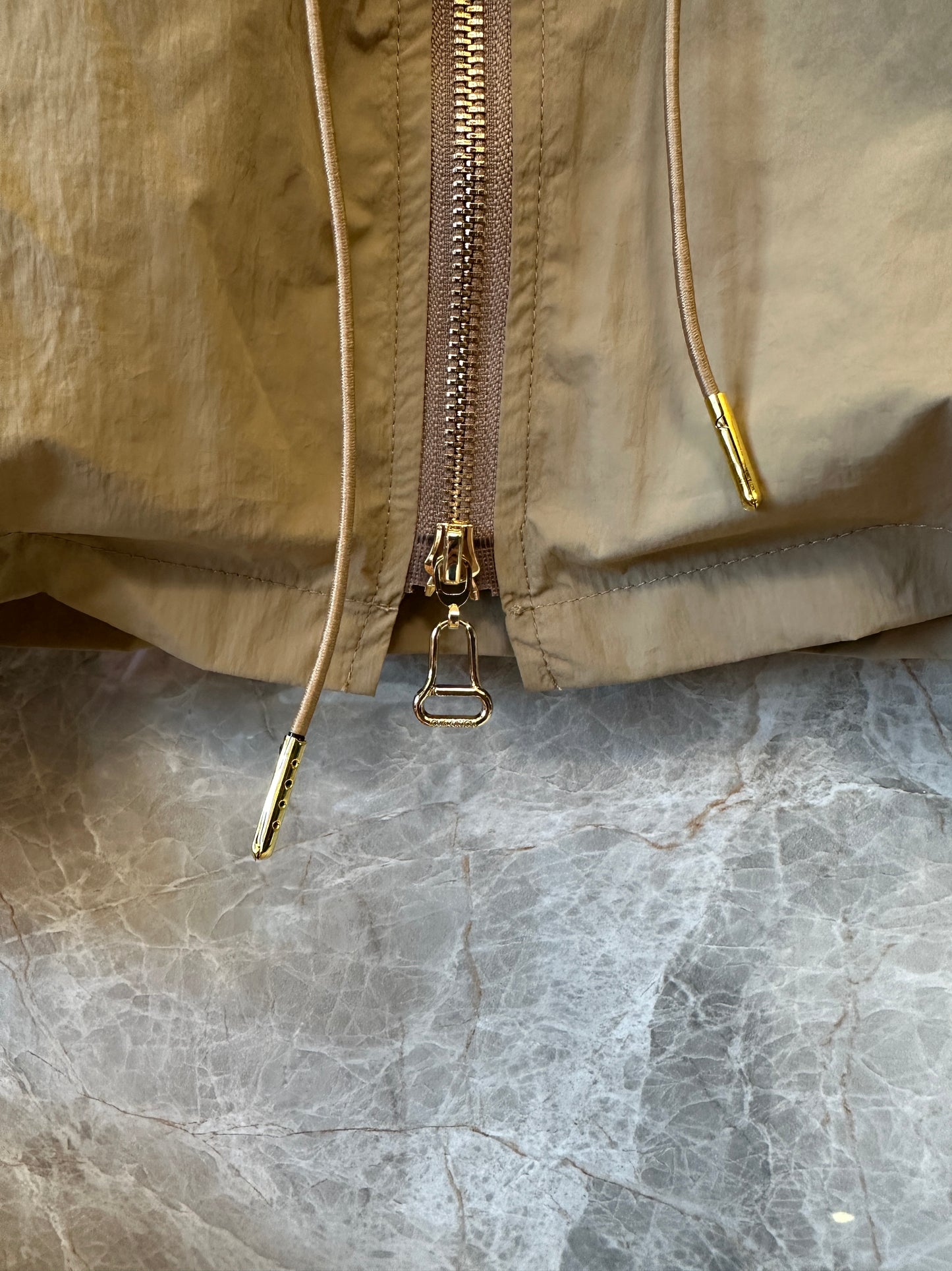 Louis Vuitton Lightweight Hooded Jacket & Cargo Skirt Set – Khaki