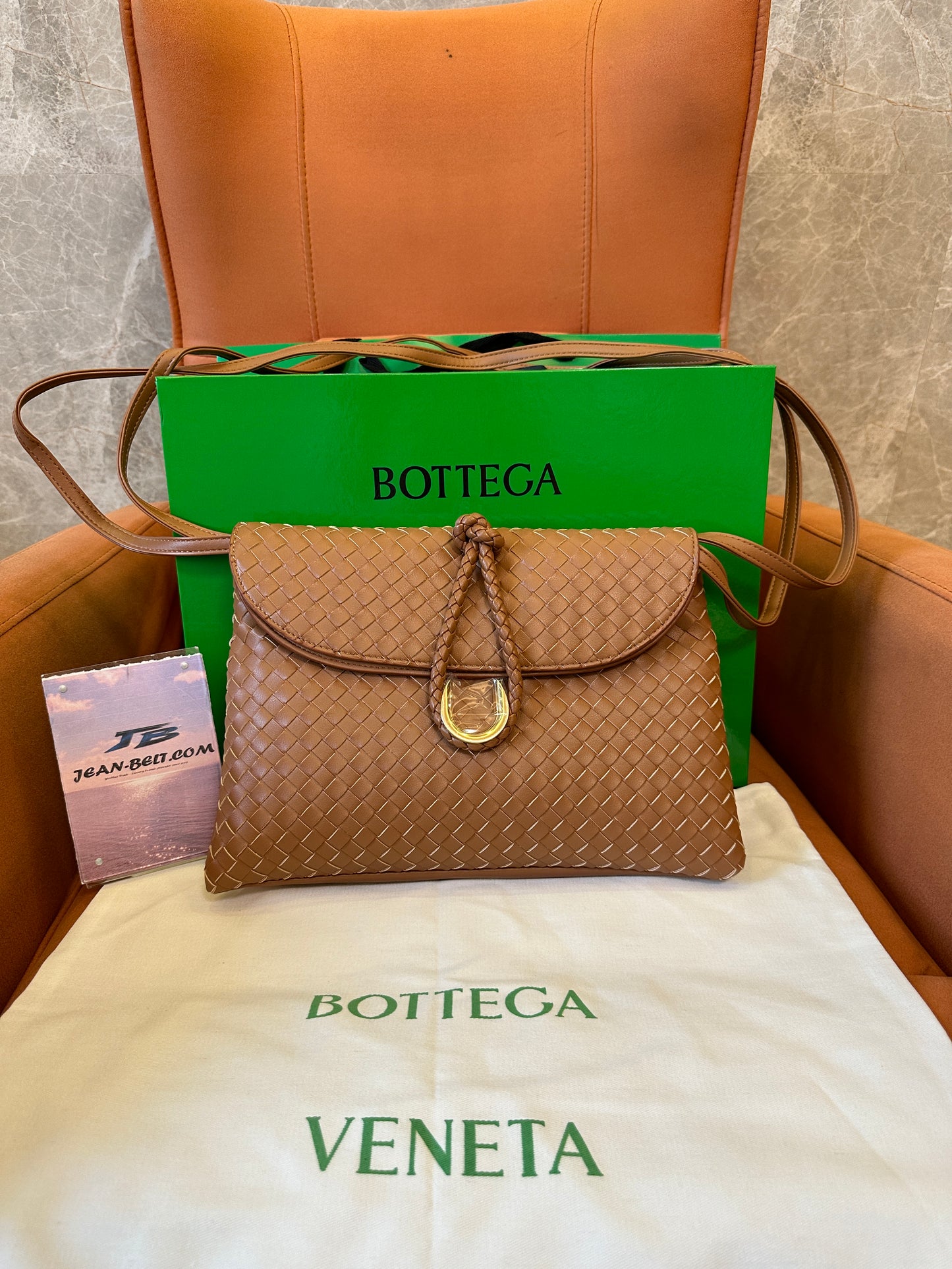 Bottega Veneta Intrecciato Leather Crossbody Bag