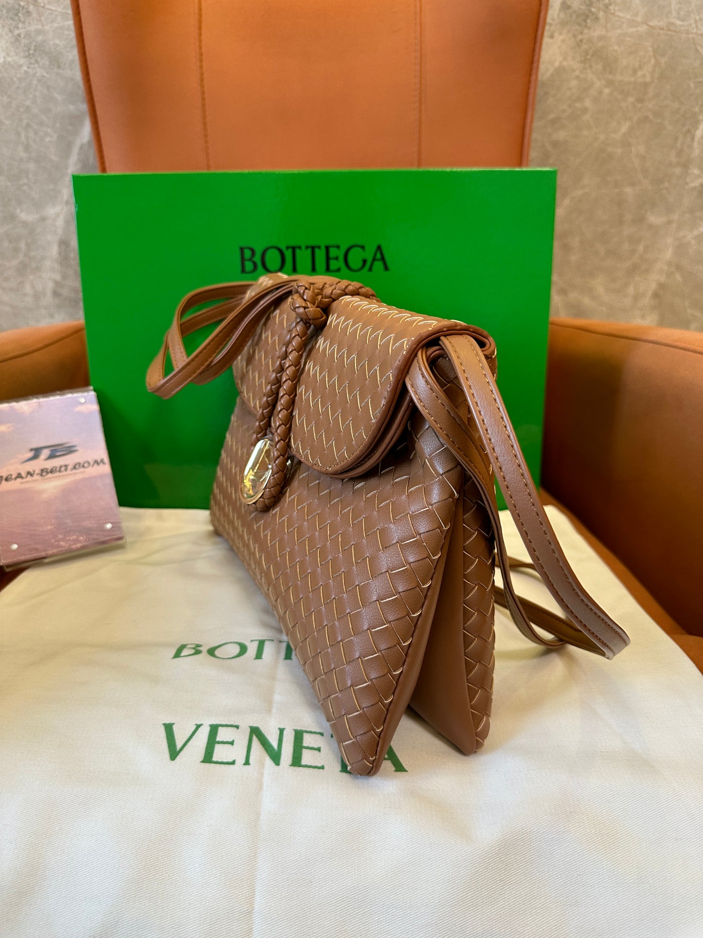 Bottega Veneta Intrecciato Leather Crossbody Bag