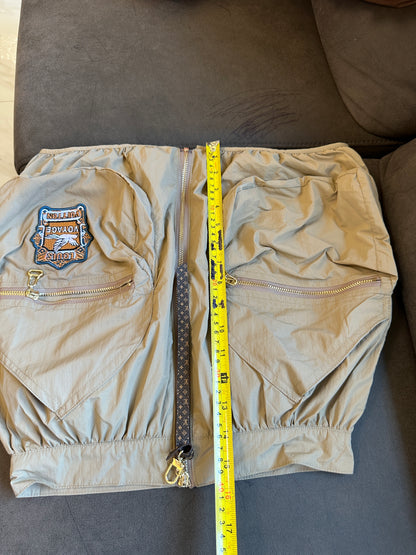 Louis Vuitton Lightweight Hooded Jacket & Cargo Skirt Set – Khaki