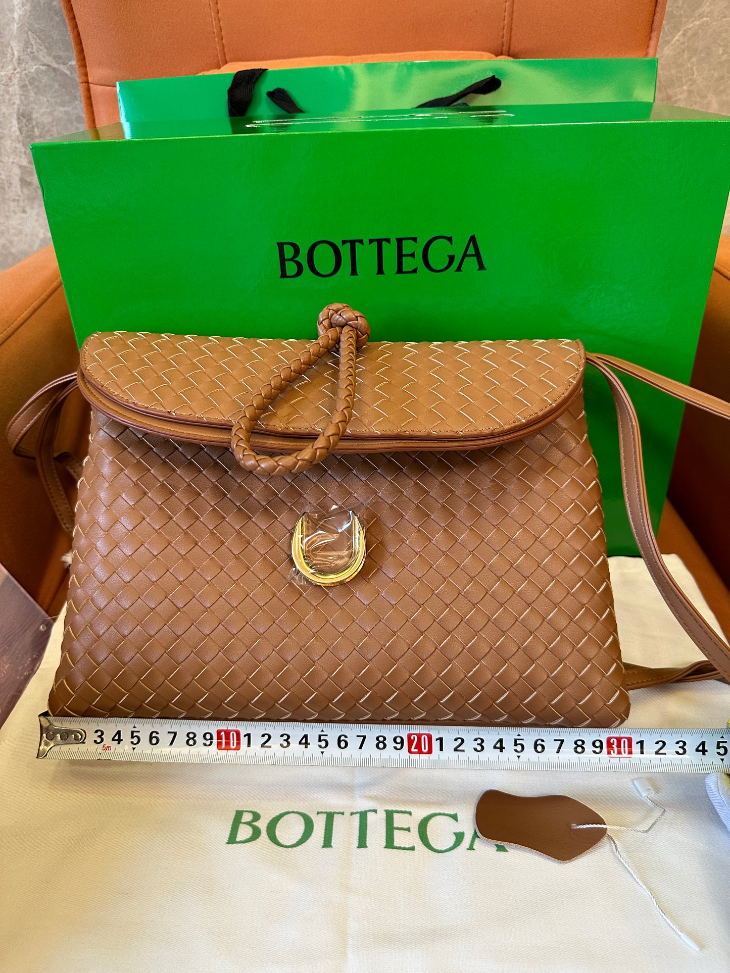 Bottega Veneta Intrecciato Leather Crossbody Bag