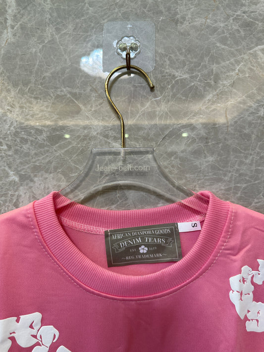 Denim Tears Pink Graphic T-Shirt