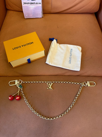 Louis Vuitton Cherry Pendant Waist Chain / Bag Chain
