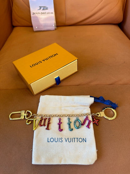 Louis Vuitton Multicolor Letter Charm Chain