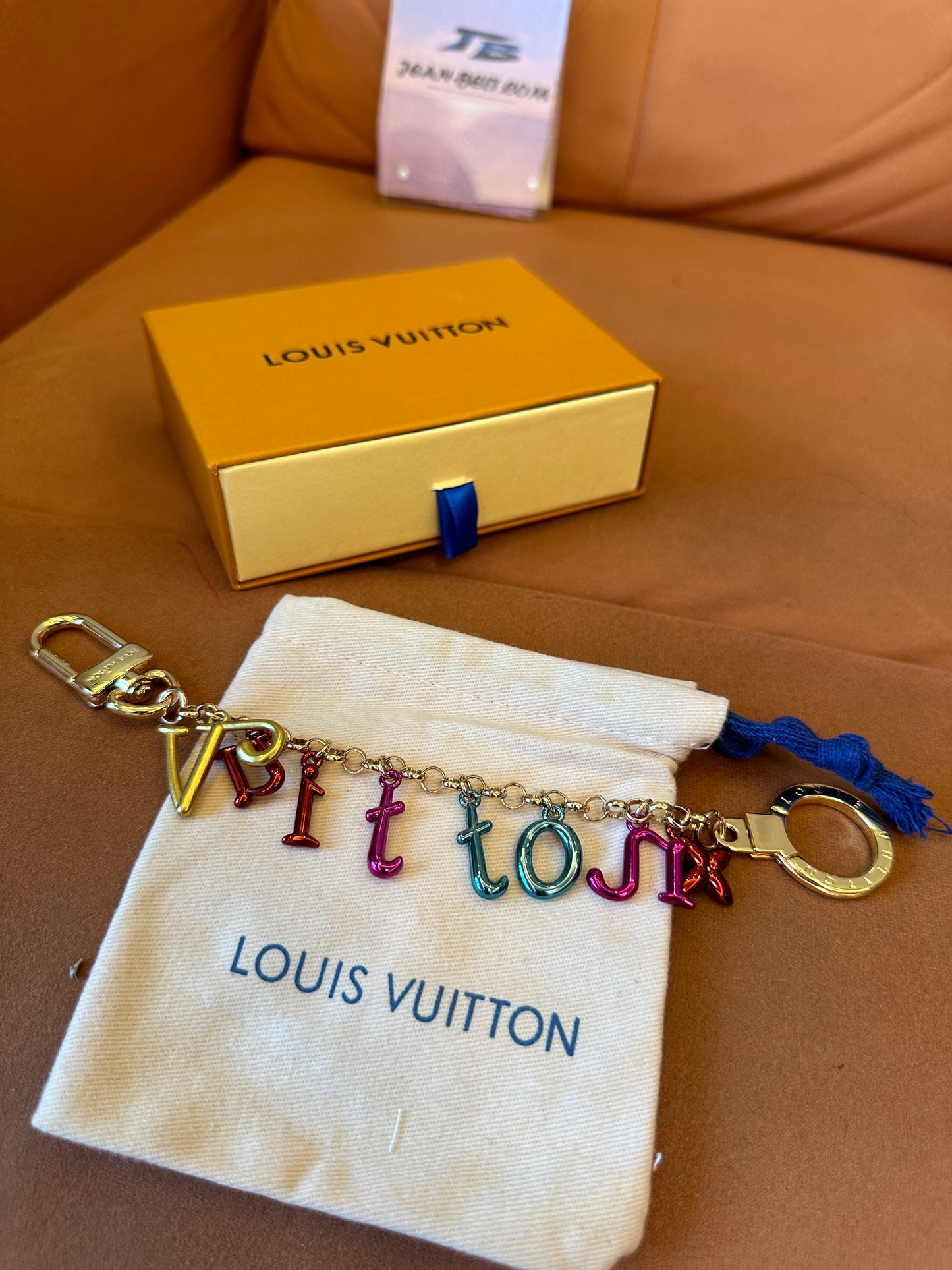 Louis Vuitton Multicolor Letter Charm Chain