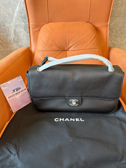 Chanel Top Handle Flap Bag Black