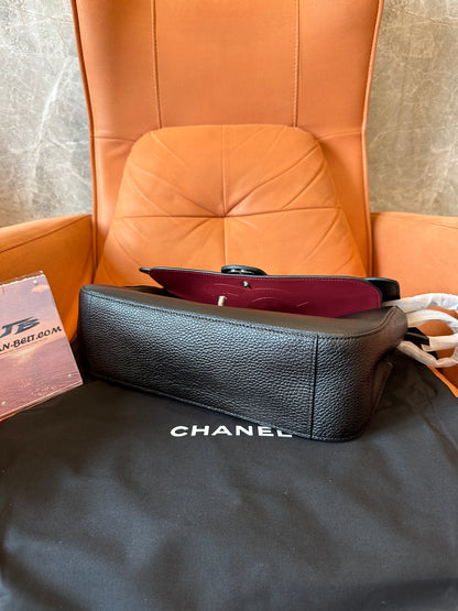Chanel Top Handle Flap Bag Black