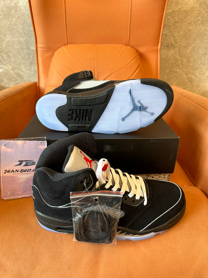 Air Jordan 5 Retro “Black Metallic Silver” Sneakers