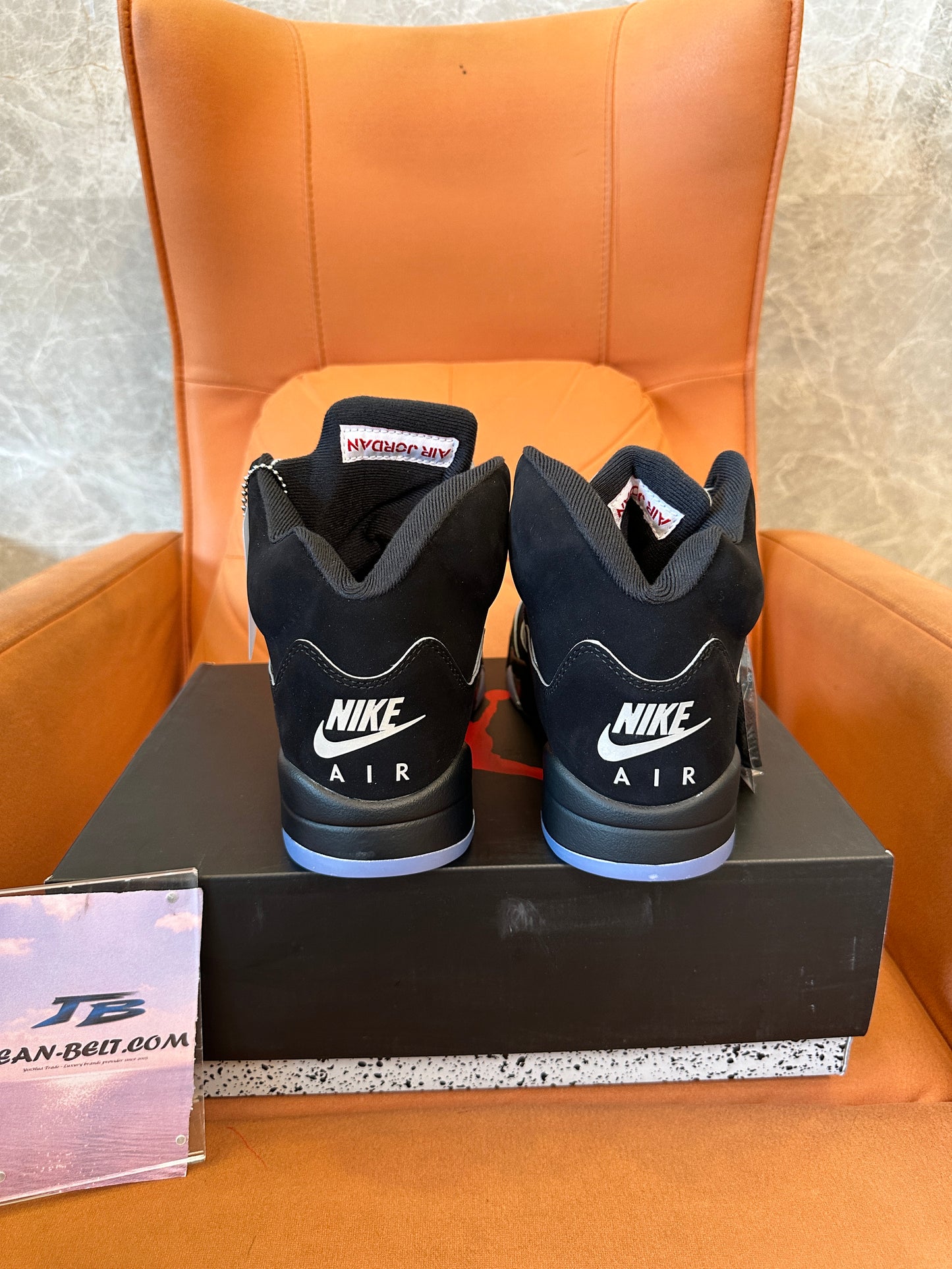 Air Jordan 5 Retro “Black Metallic Silver” Sneakers