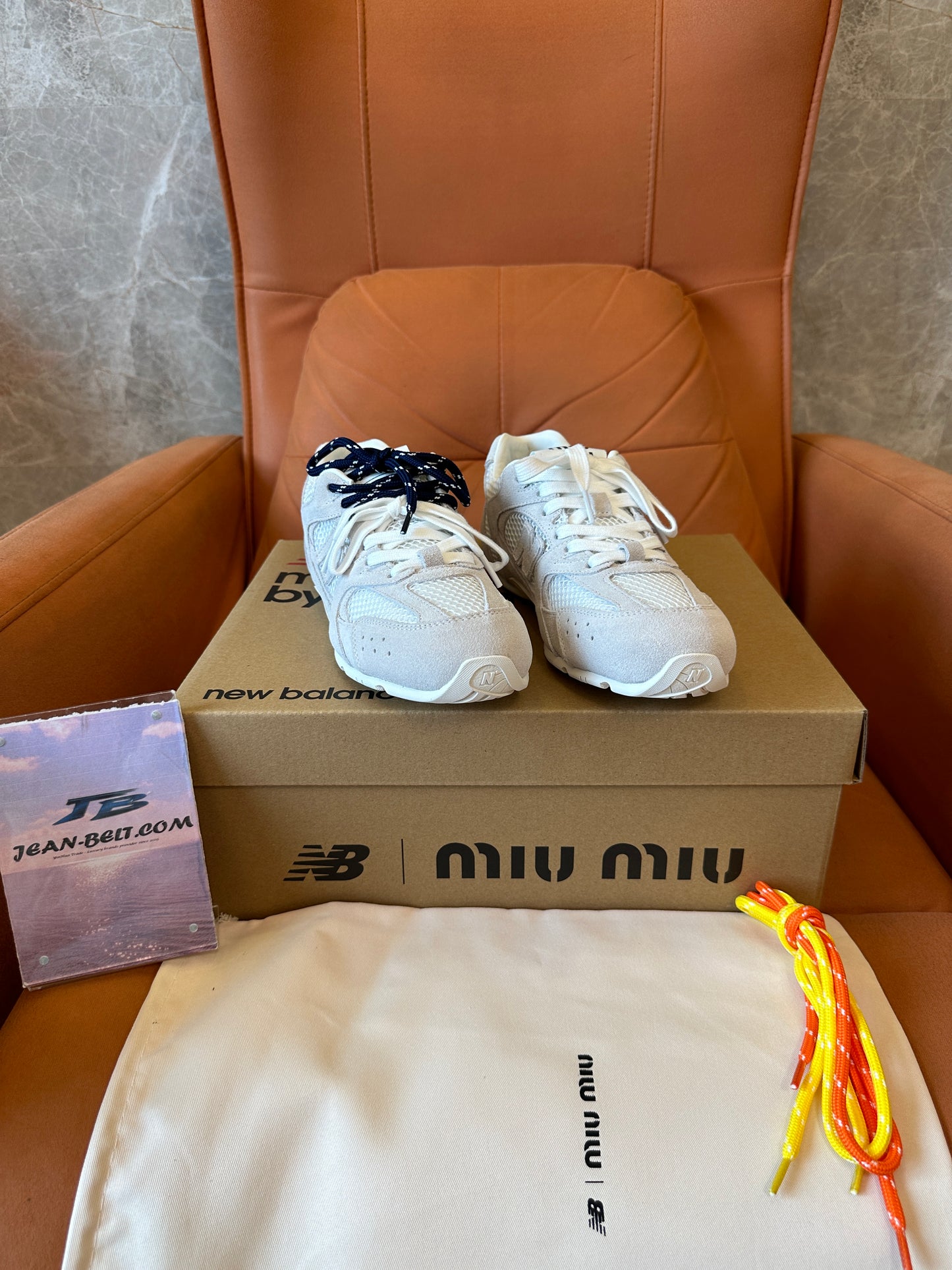 New Balance x Miu Miu 530 Sneakers Cream