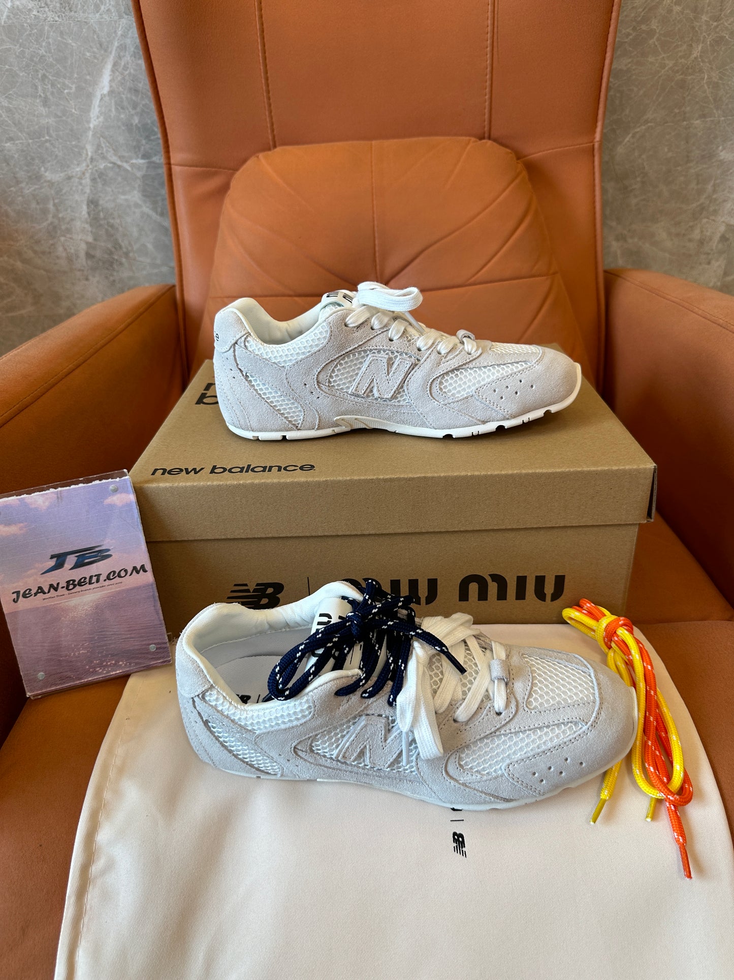 New Balance x Miu Miu 530 Sneakers Cream