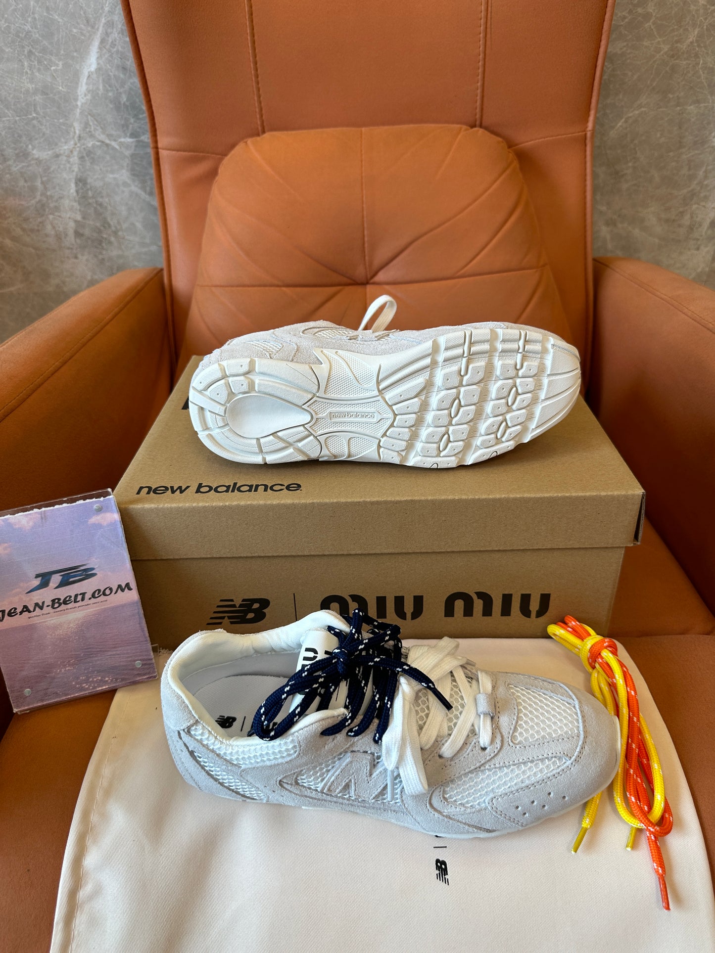 New Balance x Miu Miu 530 Sneakers Cream