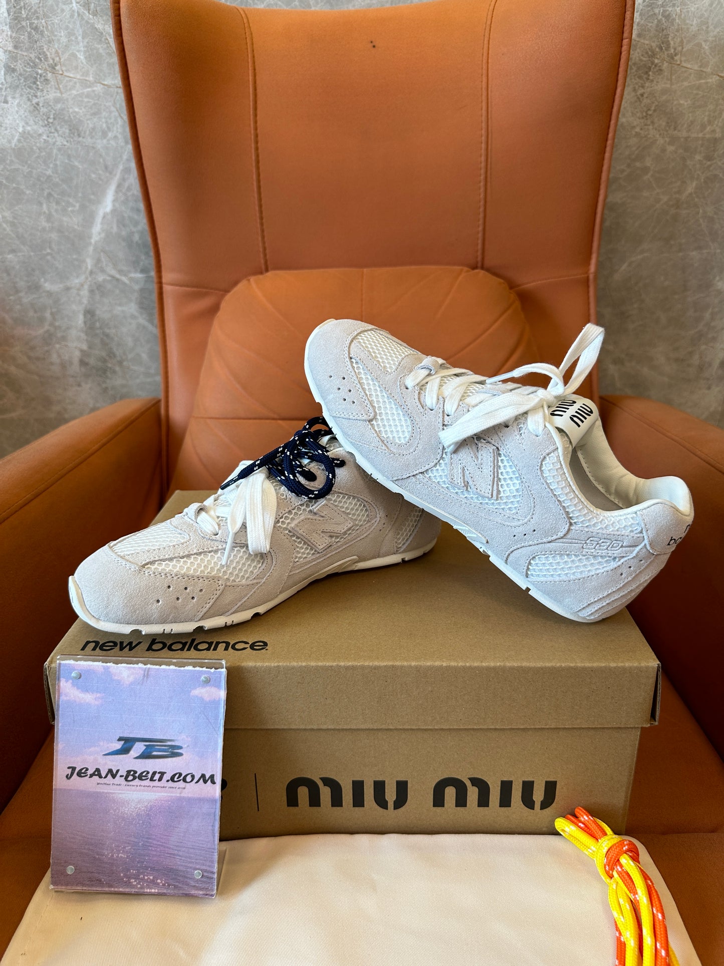 New Balance x Miu Miu 530 Sneakers Cream