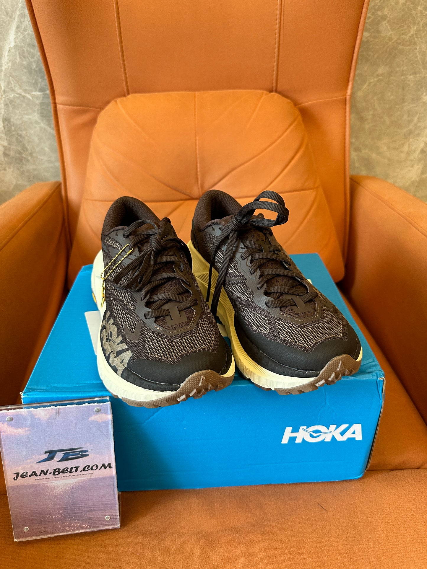 HOKA Mafate X Trail Running Shoes Brown