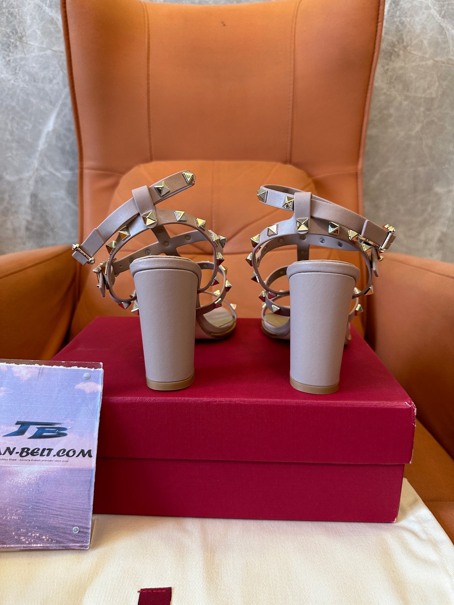 Valentino Garavani Rockstud Sandals Light Pink