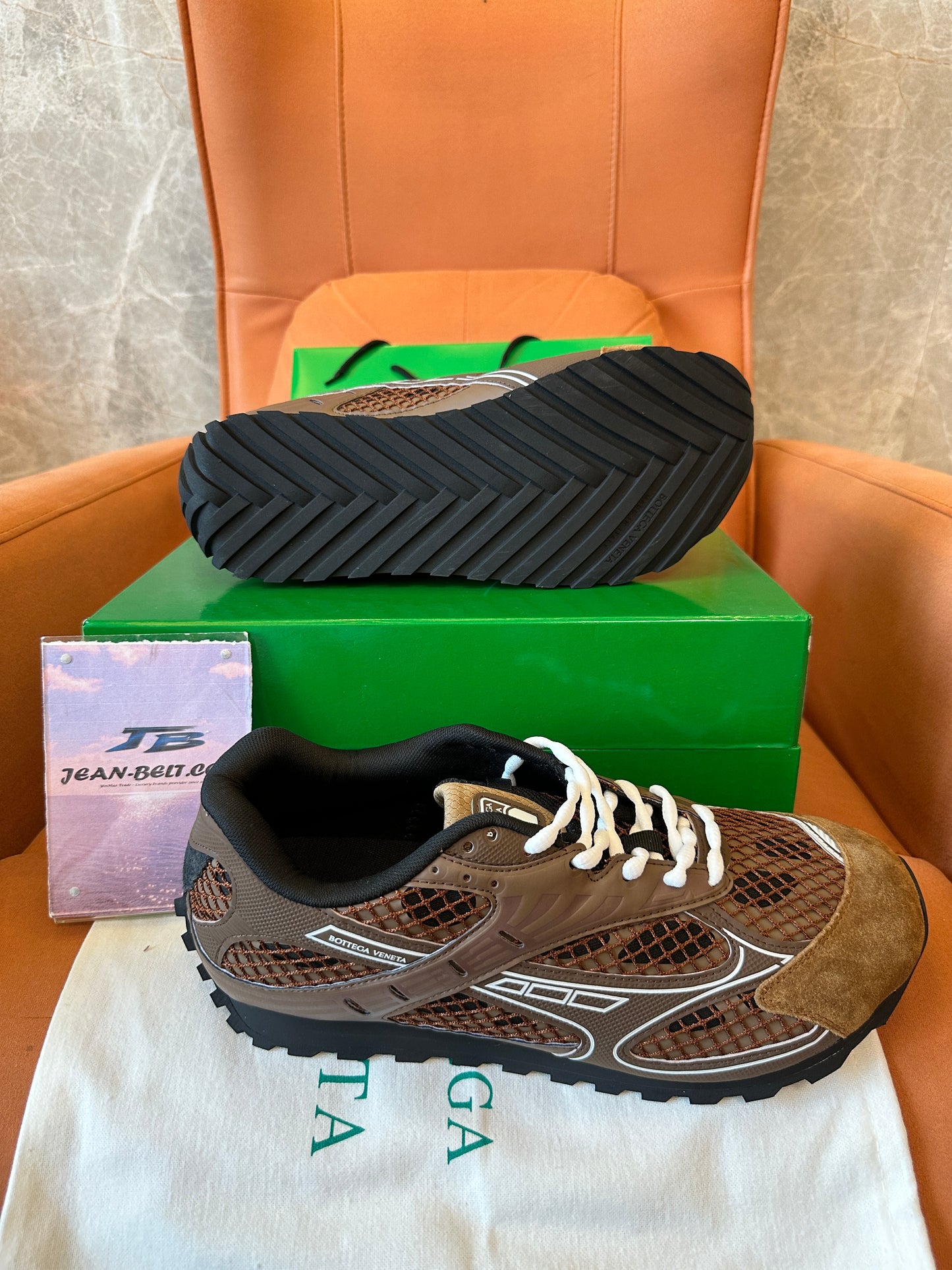 Bottega Veneta Orbit Sneakers Brown