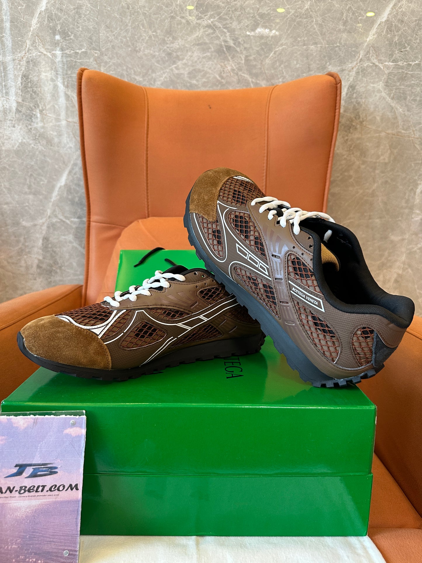 Bottega Veneta Orbit Sneakers Brown