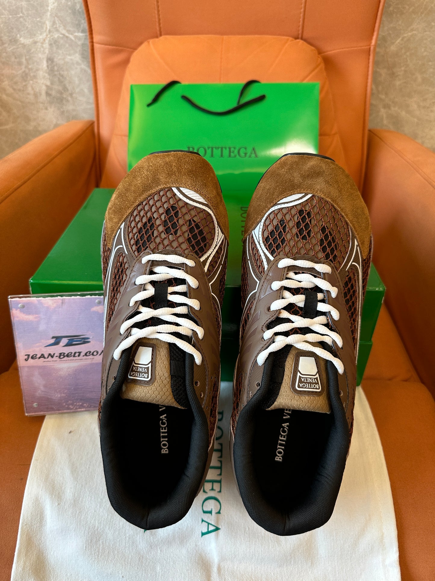 Bottega Veneta Orbit Sneakers Brown