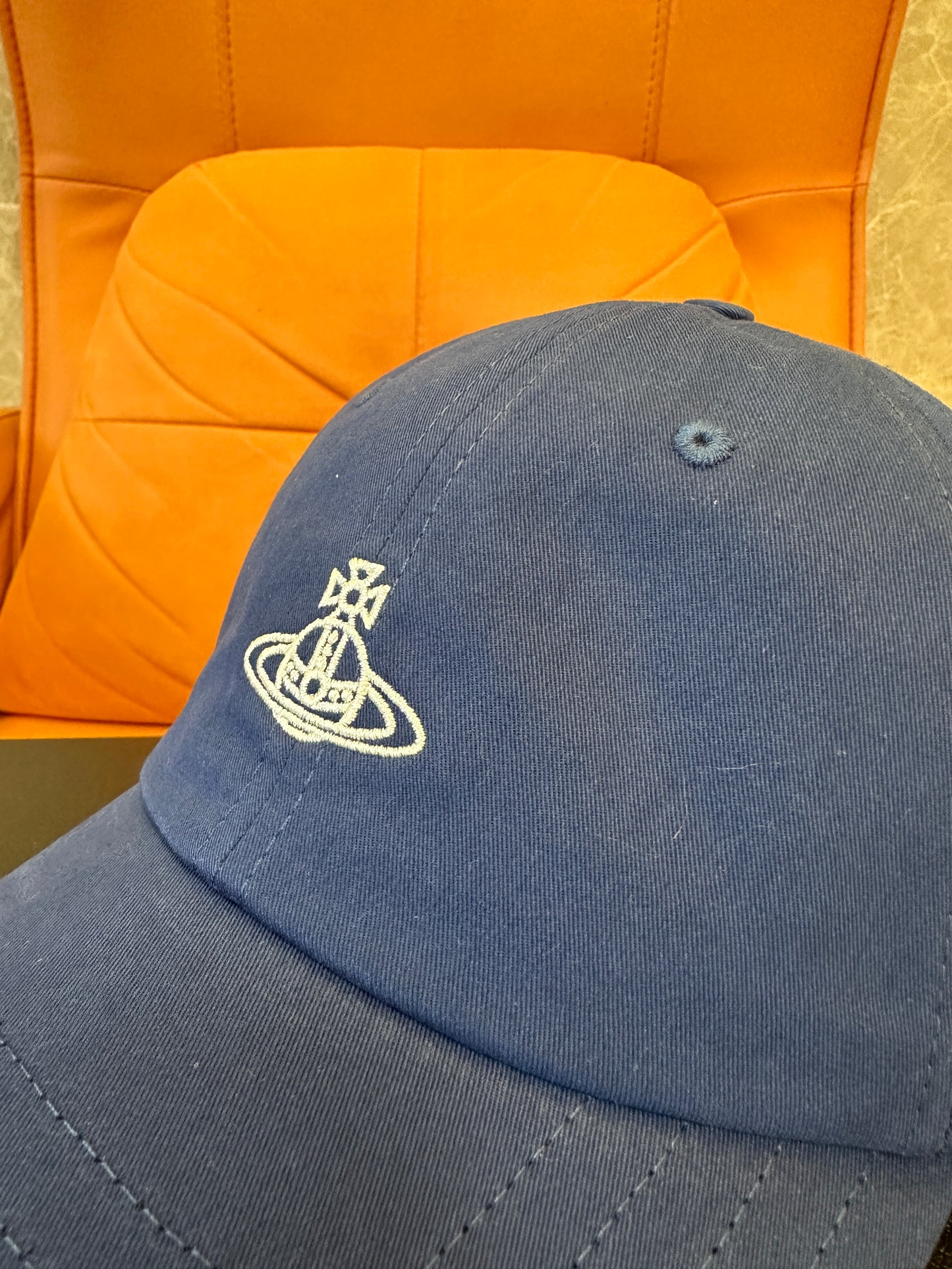 Vivienne Westwood Orb Logo Baseball Cap Blue