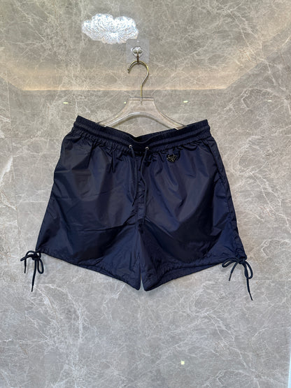 Prada Re-Nylon Navy Drawstring Swim Shorts