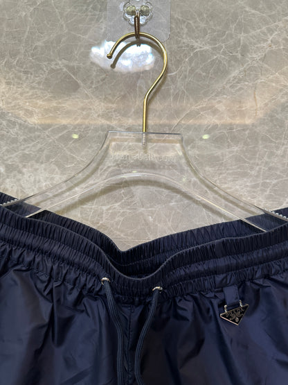 Prada Re-Nylon Navy Drawstring Swim Shorts