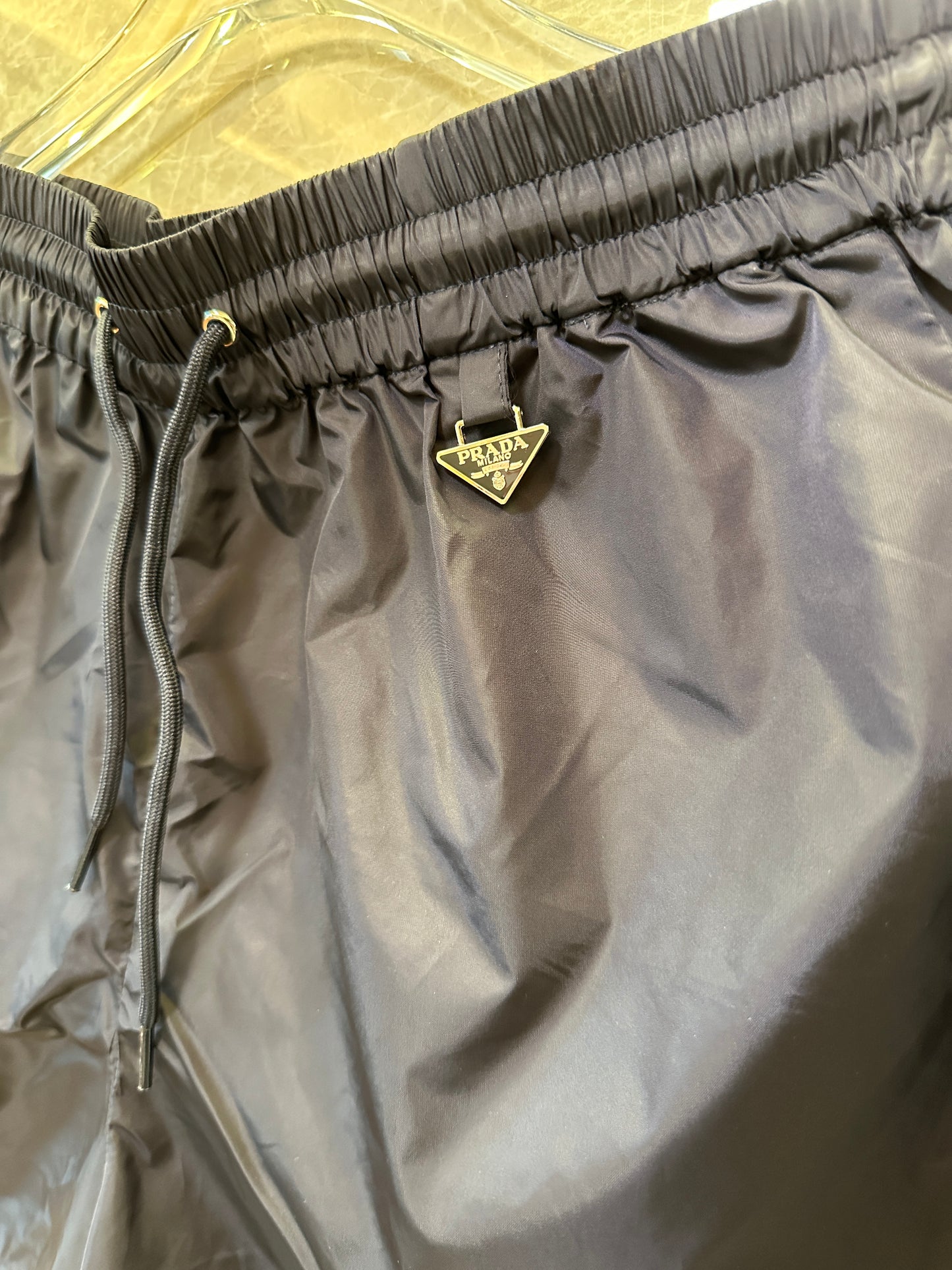 Prada Re-Nylon Navy Drawstring Swim Shorts