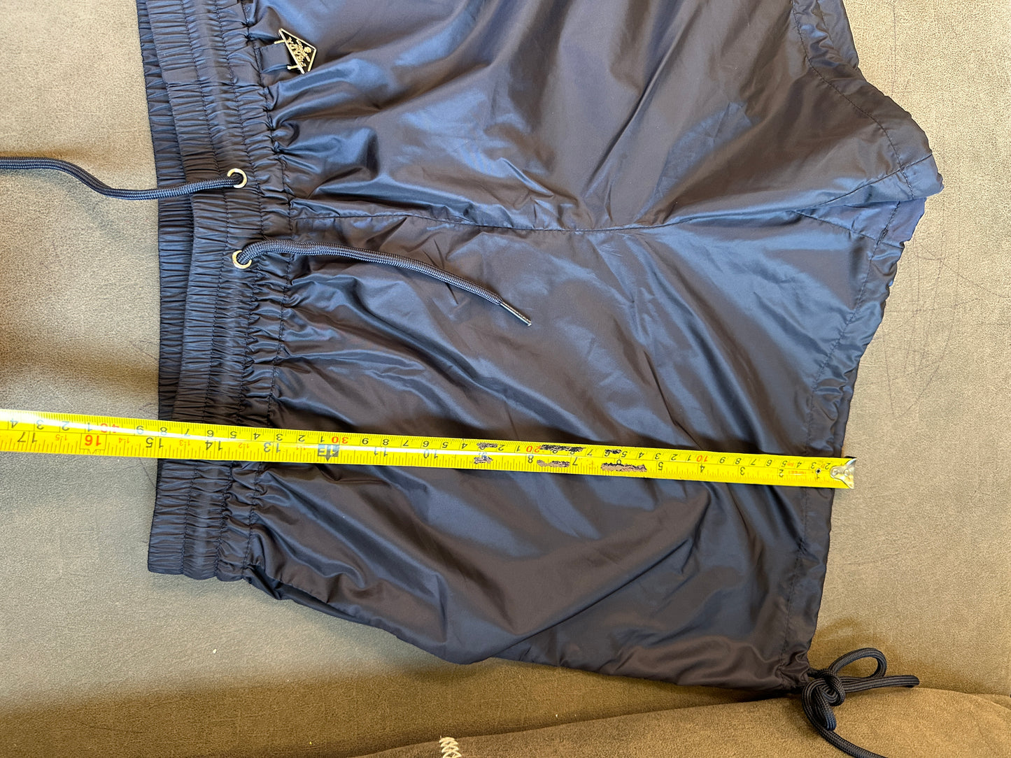 Prada Re-Nylon Navy Drawstring Swim Shorts