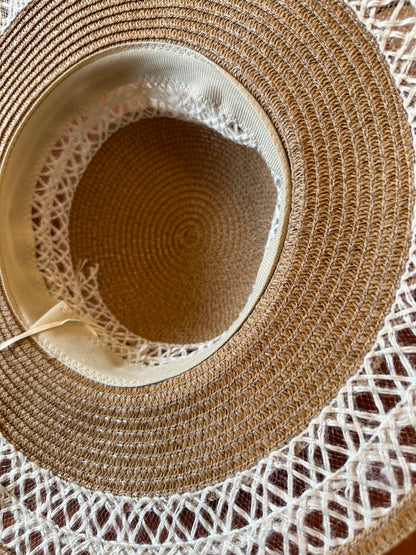 Loewe Anagram Woven Straw Bag and Hat Set