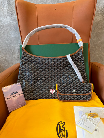 Goyard Saint Louis Tote Bag Brown with Pouch