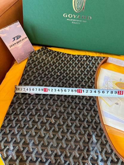 Goyard Saint Louis Tote Bag Brown with Pouch