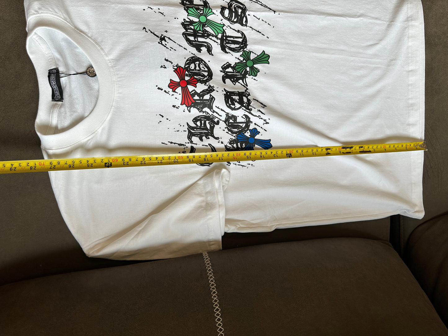 Chrome Hearts Multi-Color Cross Logo T-shirt