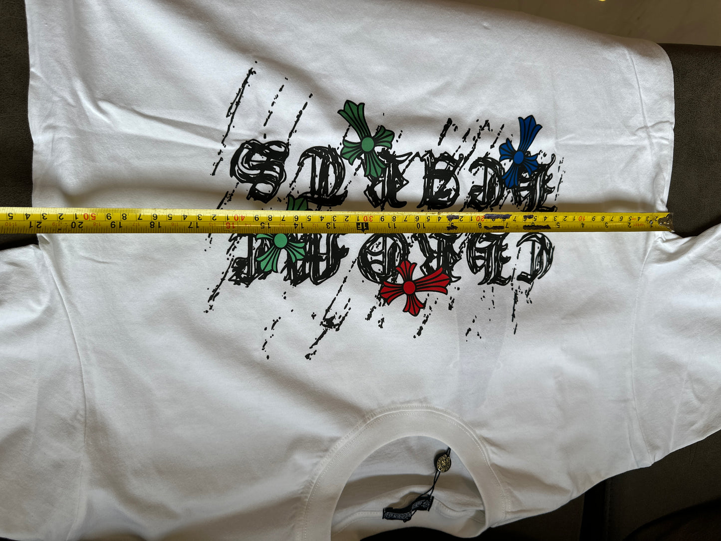 Chrome Hearts Multi-Color Cross Logo T-shirt
