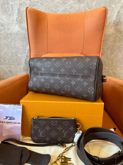 Louis Vuitton Speedy Bandoulière Monogram Bag Brown